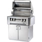 Vintage Grills 30-Inch Freestanding Gas Grill with Flush Mounted Infrared Rotisserie Burner and Dedicated Smoker Burner