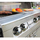 Vintage Grills 56-Inch Built-in Gas Grill with Flush Mounted Infrared Rotisserie Burner and Dedicated Smoker Burner